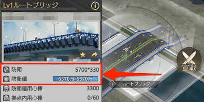 防衛チームと防御値を0にする
