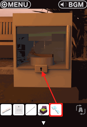 RESORT4黄昏クルーズへの脱出_屋上_氷の鍵を使用する