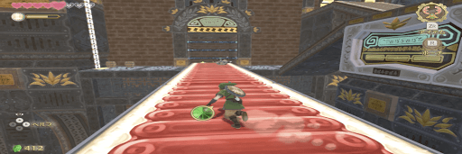 ベルトコンベアを逆走する