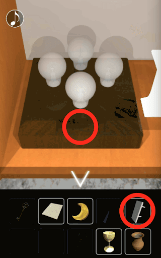 月の見える城からの脱出_半月の石入手まで