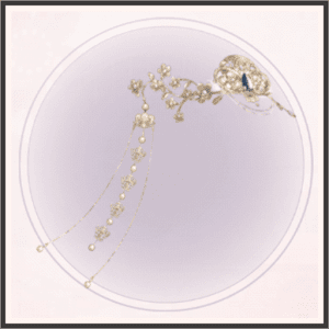 金木犀の髪飾り