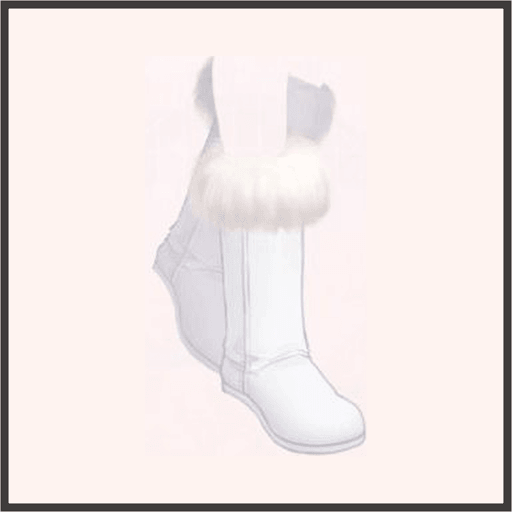 ロングスノーブーツ（白）