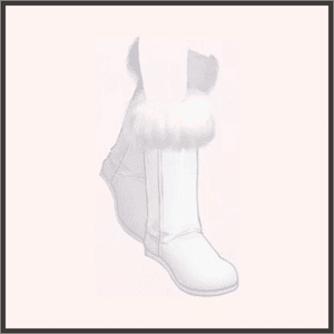 ロングスノーブーツ（白）