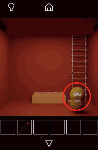 Dango_キツネをタップして青色の棒を入手する