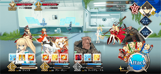 fgo-絢爛な金のグリーヴだ1戦