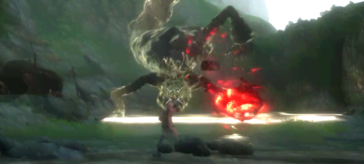 アタックゲージ破壊した後は衝撃波を使う