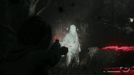 高台と地上に1体ずつ出現する