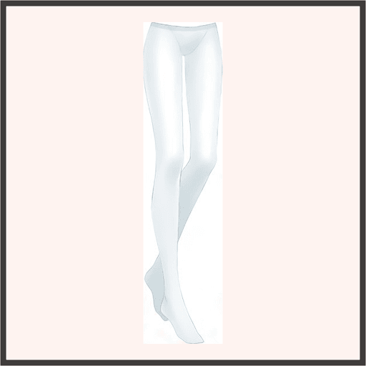 白ストッキング