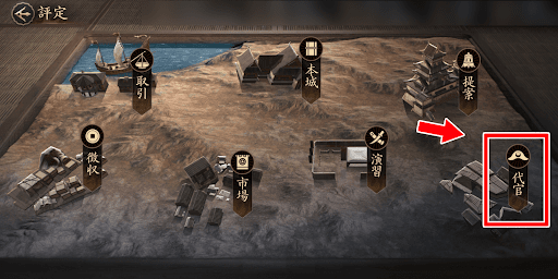 評定から任命して内政を強化できる