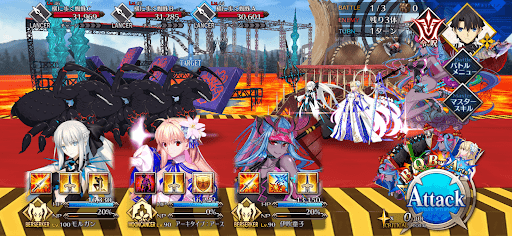 fgo-第壱関門 タランチュラウォーク_バトル1