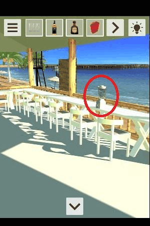 ビーチからの脱出-新作脱出げーむ_レモンジュース