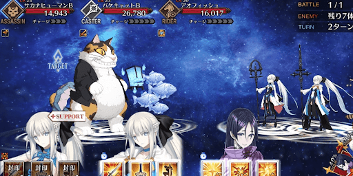fgo-どこ吹く風の 猫じゃらし1戦②