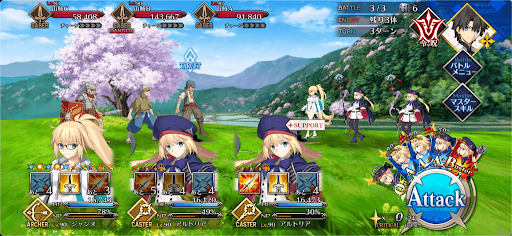 fgo-山賊ハント_バトル