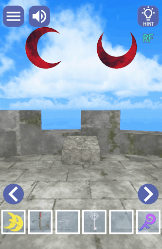 ドラゴンと魔法使いの住む塔_屋上_屋上に移動して右側に移動する