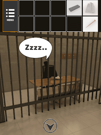 牢屋からの脱出_靴紐