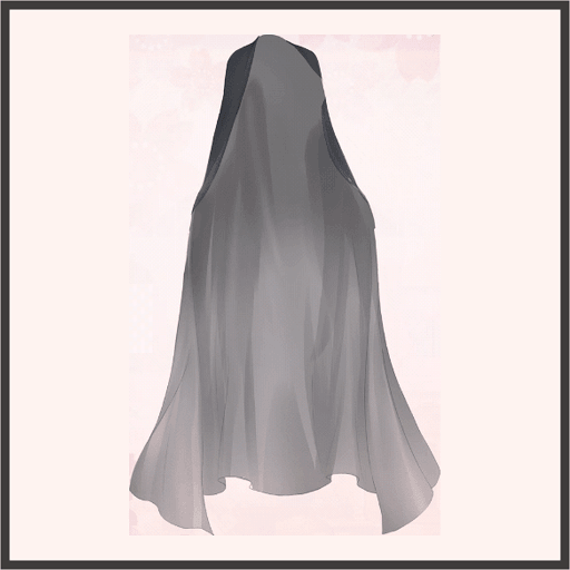 蛍光の長マント