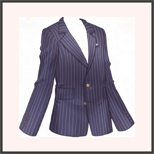 ストライプの紳士