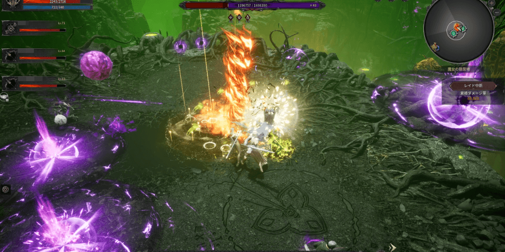 ダークディセンバー_近距離で戦うのが比較的安全