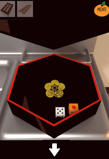 kotatsu_台所_右側の箱のサイコロは白が5オレンジが1