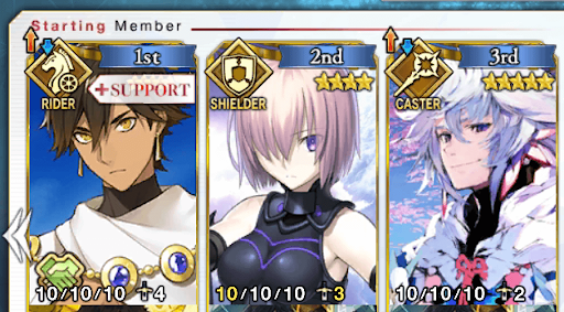 fgo-マシュマーリン　アタッカーを借りる