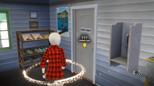 ゲストハウスに戻ってセキュリティを解除