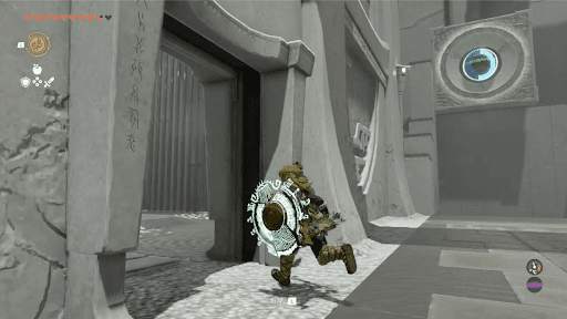 球が入っている間にゴールへ向かう