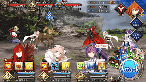 fgo-年貢集め 躑躅ヶ崎館_バトル