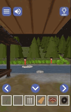 蛍の舞う星月夜_庭