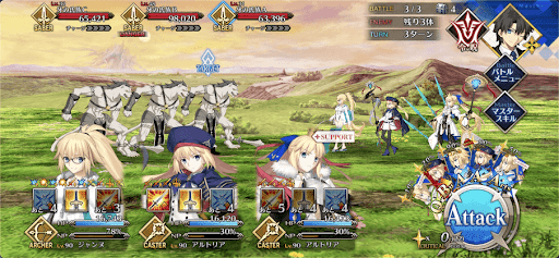 fgo-レストランストリート_バトル