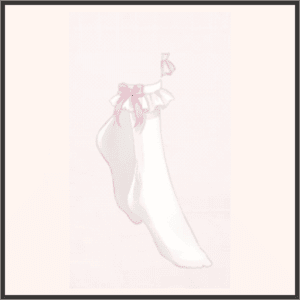 リボン靴下
