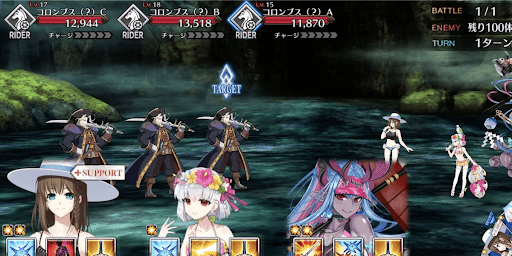 fgo-第二の秘宝：赤と青の扉1戦