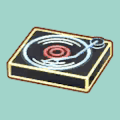 ネオンのレコードプレイヤー