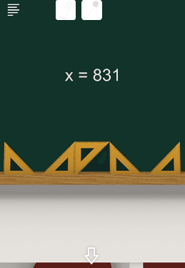 Schoolしょんぼりチャーリーと不思議な教室_黒板の落書きを消す