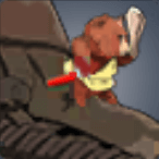 大猪を模した物