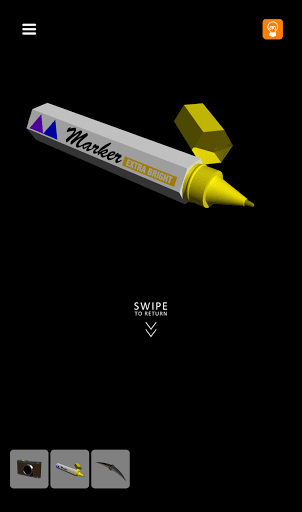 脱出ゲーム非常階段_3階_画面右側のバナナの絵を拡大する