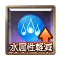 水属性軽減
