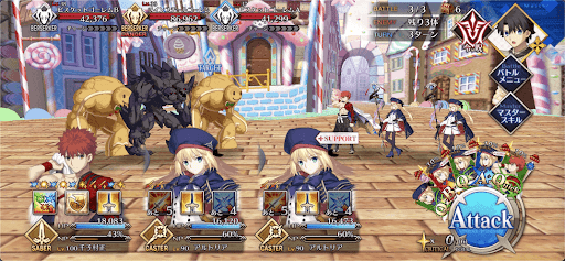 fgo-ゴーレムハント_バトル