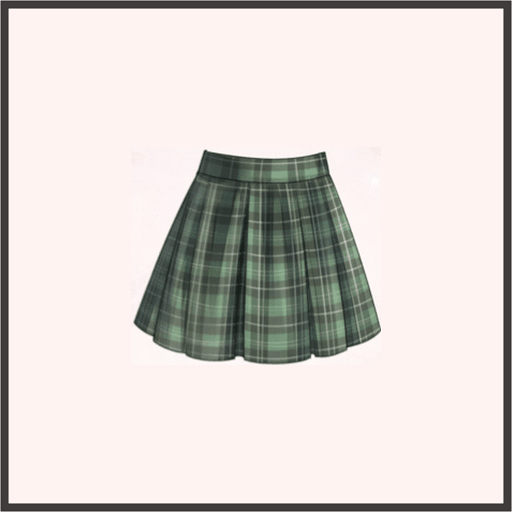 制服ミニスカート（緑）