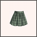 制服ミニスカート（緑）