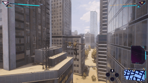 スウィングと組み合わせると高速移動可能