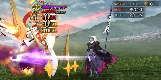 fgo-加護がある時のダメージ