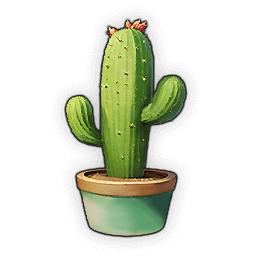 サボテンの鉢植え