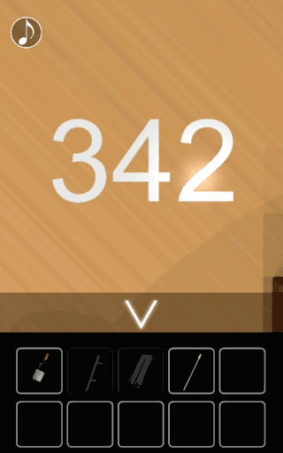 月の見える城からの脱出_赤ソファの上の箱の解読