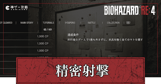 精密射撃の取り方