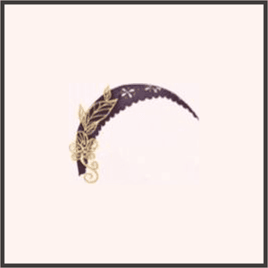 金箔のヘアバンド