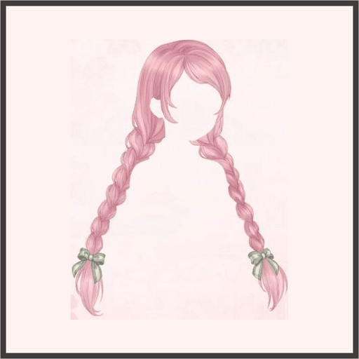 花畑少女（桃）