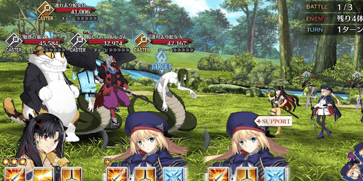 fgo-隈乃温泉十怪談その玖神隠しの裏山_バトル1