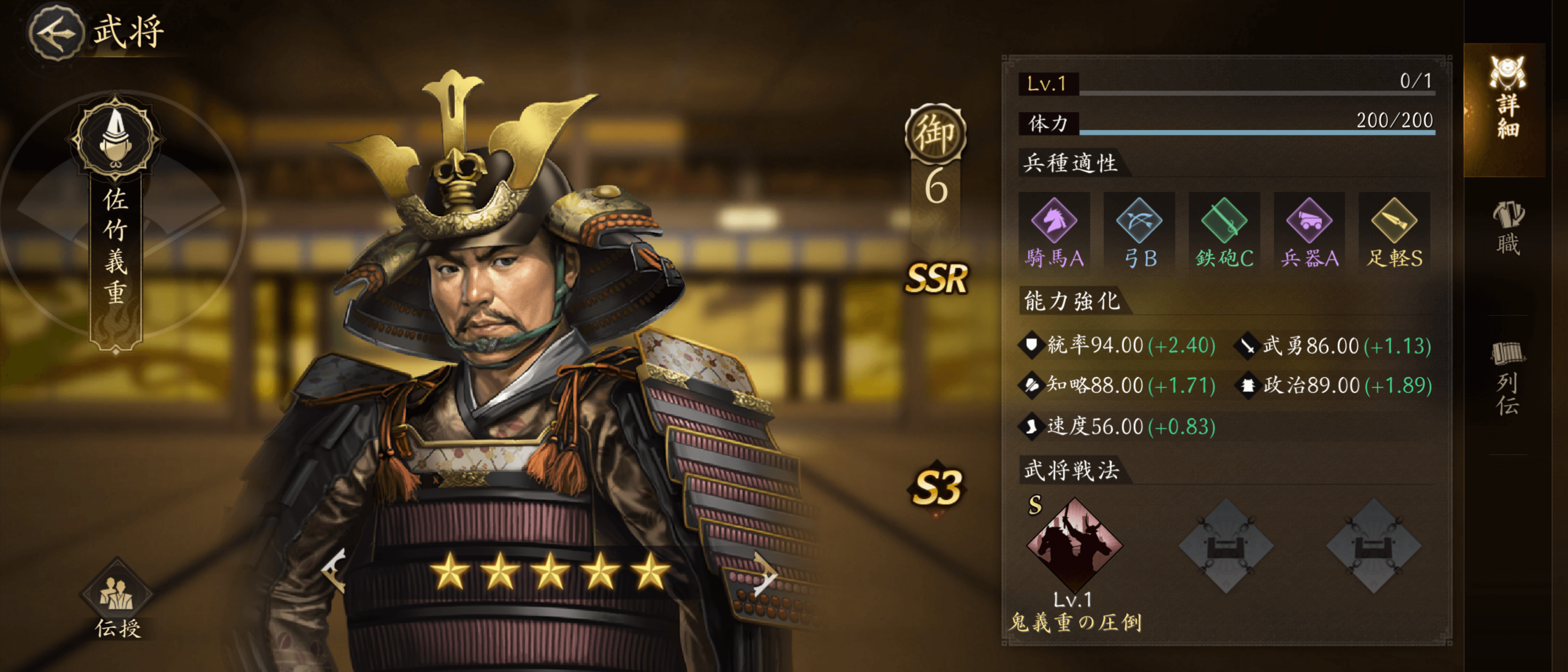 シーズン3から登場する武将