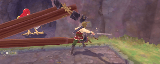 ゼルダSWS_ロフトバードの檻は端のロープを斬ろう