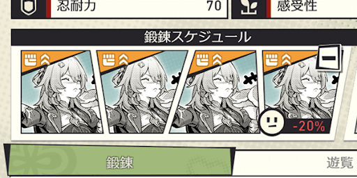 ご機嫌値は一定値以上を確保する